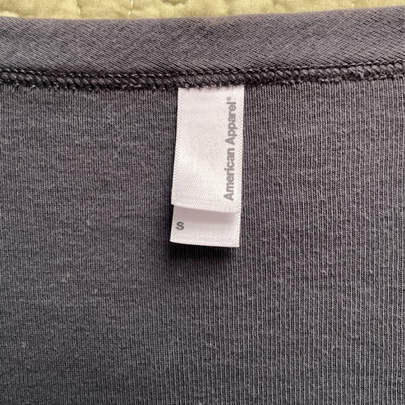 American Apparel Vintage Original Gray Cotton Cardigan Sweater Sz Small - Picture 3 of 4